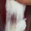 200g Carded Scoured Felting WoolWool Filler for Stuffing, Needle Felting, Blending and Dryer Balls, Natural White view 2