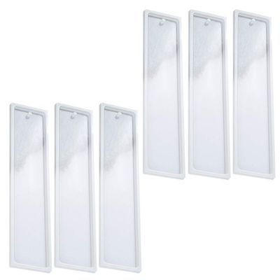 6Pcs DIY Bookmark Epoxy Resin Mold Bookmark Silicone Mould for DIY Craft