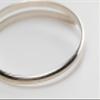 10 Gauge, 925 Sterling Silver Wire (Half Round) Half Hard Made in USA - 6IN by CRAFT WIRE view 2