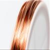 20 Gauge, 99.9% Pure Copper Wire (Half Round) Half Hard CDA #110 Made in USA - 50FT by CRAFT WIRE view 2