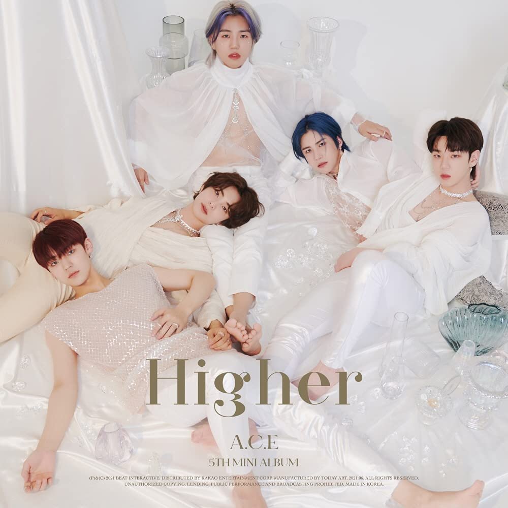 A.C.E Siren : Dawn 5th Mini Album Sun-White Version CD+76p PhotoBook+1p Sticker+1p Both Side PhotoCard+1p Selife PhotoCard+1p Lenticular PhotoCard+Tracking Kpop Sealed