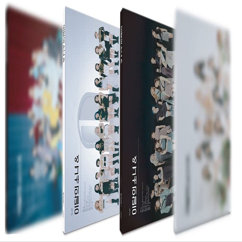 Loona Monthly Girl - & [Random ver.] (4th Mini Album) [Pre Order] CD+Photobook+Folded Poster+Others with culturekorean Decorative Stickers, Photocards