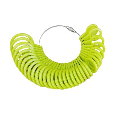 LILIYUAN Ring Size Measuring Tool Plastic Ring Ring Sizer Guage, Finger Size Gauge Measure Tool Jewelry Ring Gauge Finger Sizing for Jewelry Making