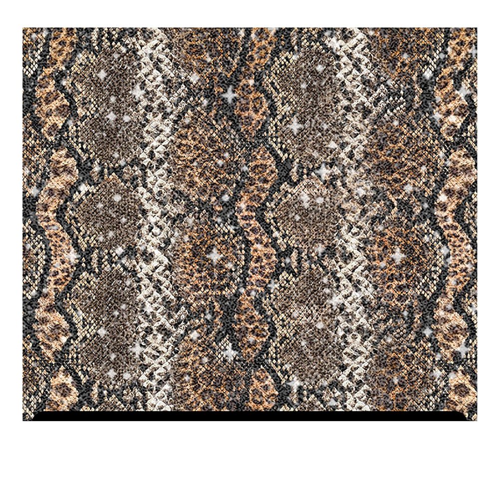 Leopard Patterned Glitter HTV (13.33" x 12") - Leopard Snake Skin