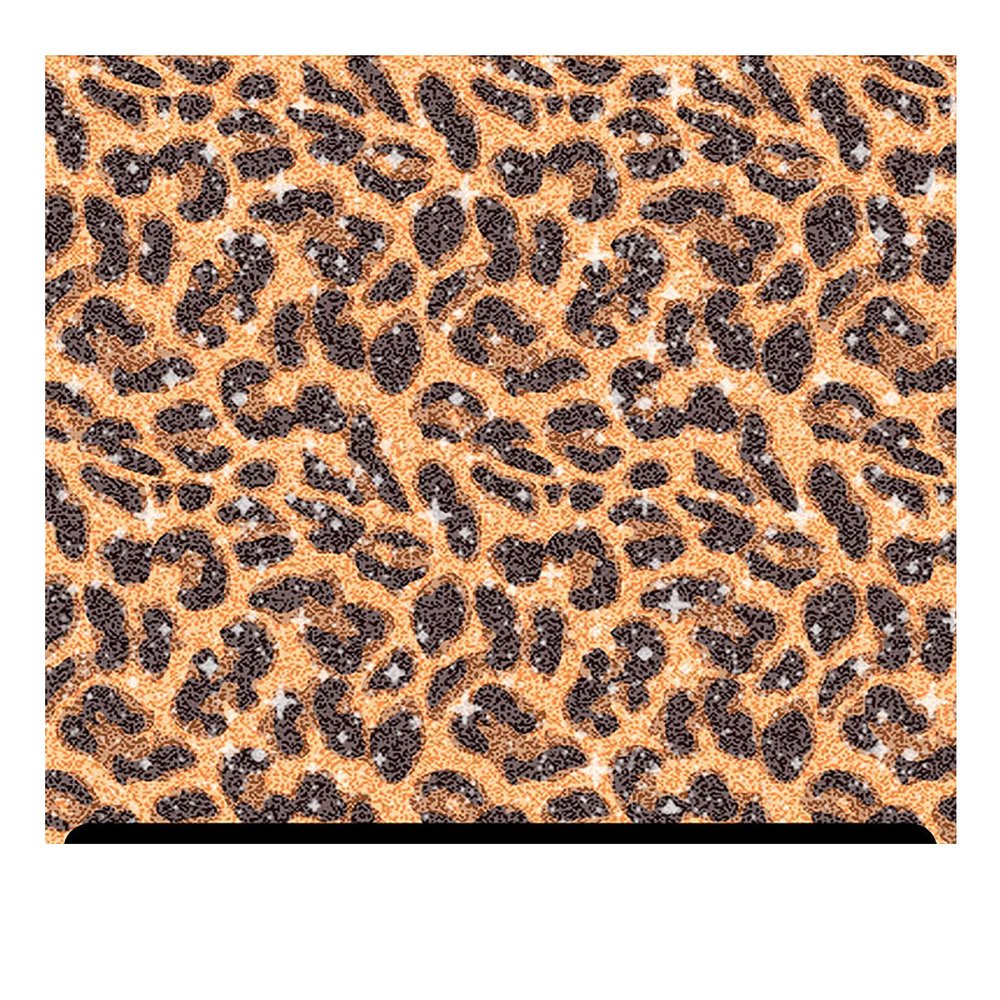 Leopard Patterned Glitter HTV (13.33" x 36") - Leopard