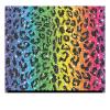 Leopard Patterned Glitter HTV (13.33" x 12") - Rainbow Leopard view 1