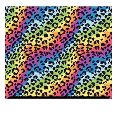 Leopard Patterned HTV (19.66" x 36") - Wave Rainbow Leopard