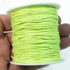 Fluorescent Green 1mm Waxed Cotton Cord, 70 Meters, Macrame, Beading String view 2