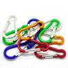 10 Aluminum Carabiners in Rainbow Colors - 2" x 1" Charms Pendants DIY for Necklace Bracelet Jewelry Making view 1