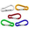 10 Aluminum Carabiners in Rainbow Colors - 2" x 1" Charms Pendants DIY for Necklace Bracelet Jewelry Making view 2