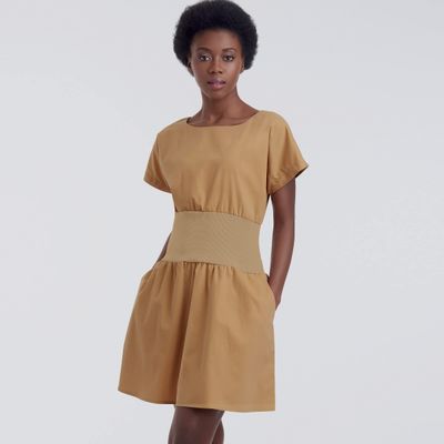 Simplicity Sewing Pattern R10596 / S9135 - Misses' Dress with Knit Midriff, Size: H5 (6-8-10-12-14)