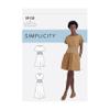 Simplicity Sewing Pattern R10596 / S9135 - Misses' Dress with Knit Midriff, Size: H5 (6-8-10-12-14) view 4