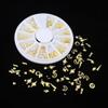 AGCFABS 1 Box Gold Silver Hot Glitter Nail Art Mix 3D Metal Frame Jewelry Filling UV Resin Epoxy Mold for DIY Jewelry Making Crafts (1) view 4