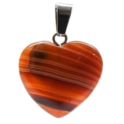 5PCS Orange Carnelian Agate Heart Shaped Pendants w/Silver Plated Eyelet Polished Natural Gemstone Crystal Mineral Decorative Specimen Beads - China