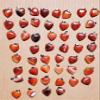 5PCS Orange Carnelian Agate Heart Shaped Pendants w/Silver Plated Eyelet Polished Natural Gemstone Crystal Mineral Decorative Specimen Beads - China view 4
