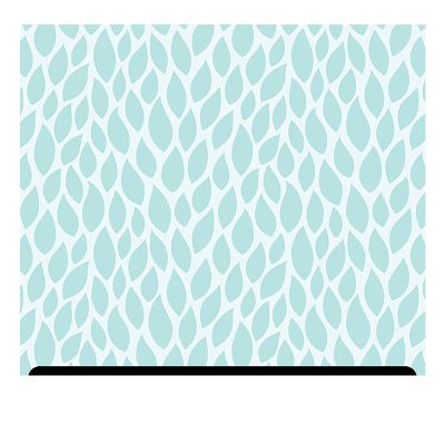 Mother's Day Patterned HTV (19.66" x 36") - Turquoise Leaves