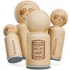 Can of Soup Rubber Stamp for Stamping Crafting Planners - 1-1/4 Inch Large view 1