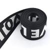 1.5'' Black "Love" Strapped Webbing Canvas Stripe Cotton Totes Belt Bag Purse Strap Dog Collar Webbing Lanyard Webbing Decoration by The Yards (3 Yards) view 4