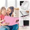 Spbapr Large Photo Album Self Adhesive 3x5 4x6 5x7 8x10 Pictures Magnetic Scrapbook 40 Blank Pages Linen Cover DIY Album with A Metal Pen view 3
