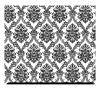 Black and White Patterned Glitter HTV (13.33" x 12") - Baroque Damask view 1