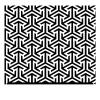Black and White Day Patterned HTV (19.66" x 36") - Egypt view 1