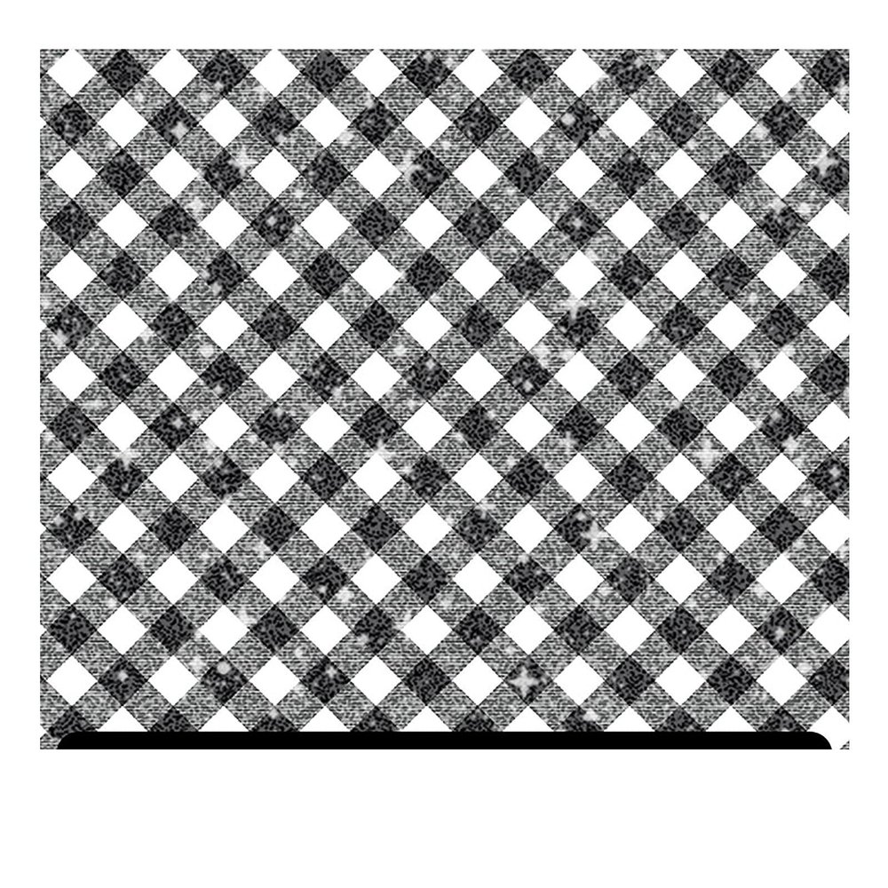 Black and White Patterned Glitter HTV (13.33" x 36") - Black and White Tablecloth