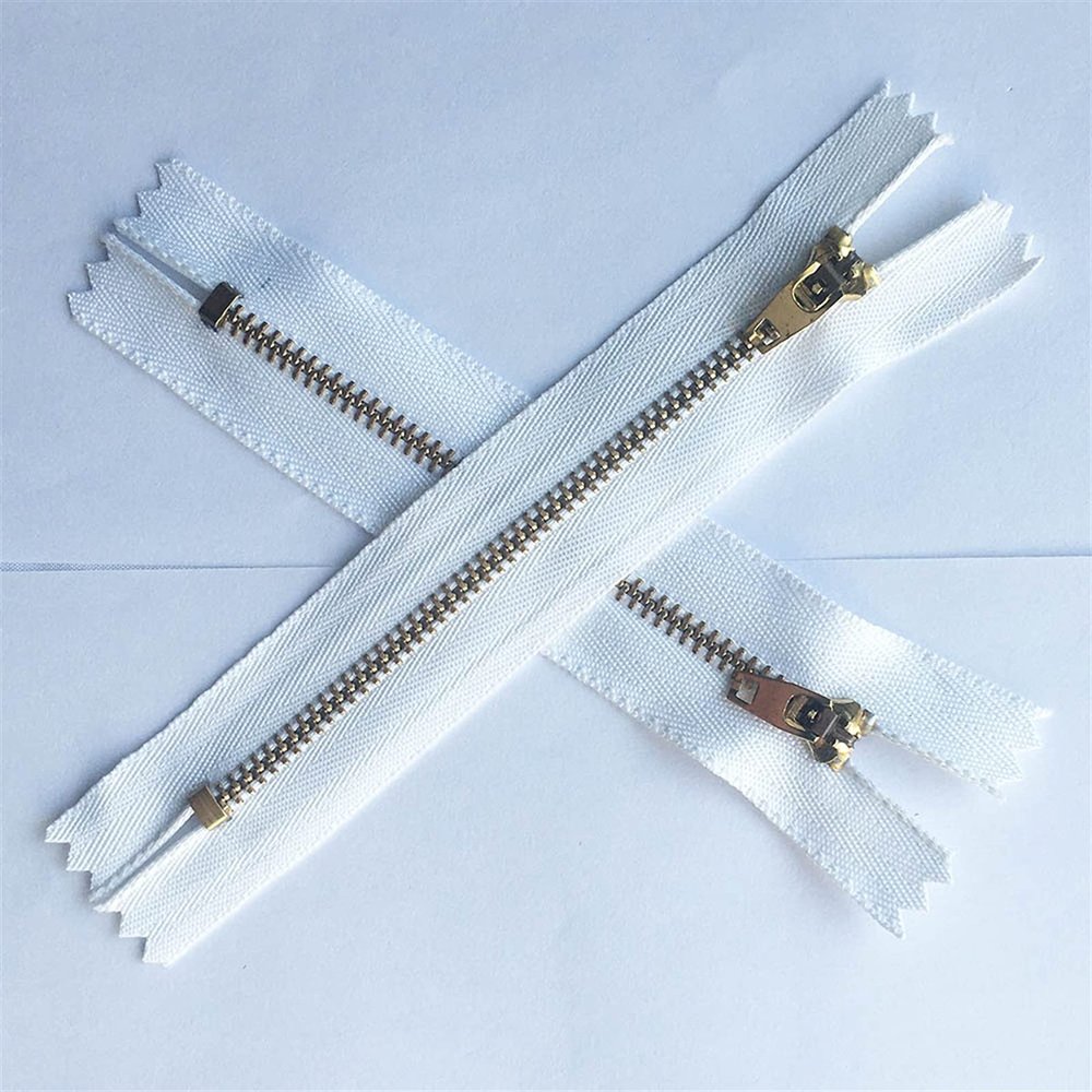 Bclla Zkenshan-Zippers 10pcs 3# Metal Zipper Zip Ziper for Jeans Sewing Handbag Sewing DIY Black White 8/10 / 11/12 / 13/14 / 15/18 Cm Zippers, Practical and Durable