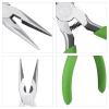 LEONTOOL Long Fine Needle Nose Pliers with Cutter, Teeth, Chain Nose Pliers for Jewelry Making & Repair view 4