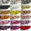 1440 Pieces SS5 Preciosa Maxima Czech Crystal Flat Back 438 11 615, Rhinestones for Crafts, Gold Quartz view 3