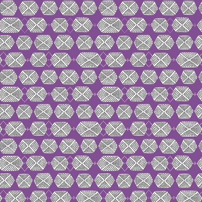 Michael Miller When Stars Align Presence Unknown Purple, Fabric by the Yard