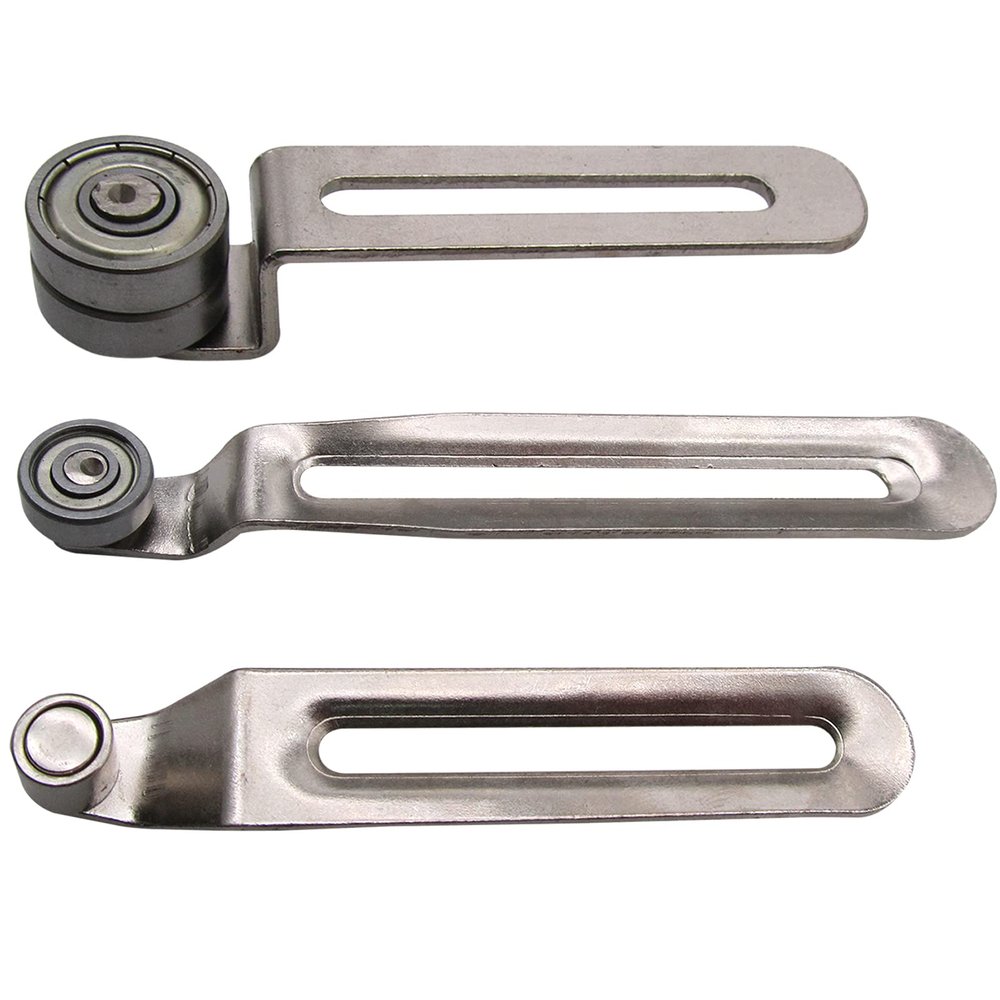 CKPSMS Brand -Roller Guide Gauge for Industrial Single/Double Needle/Walking Foot Sewing Machines (3SET (A+B+C))