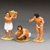 King & Country Toy Soldiers Ancient Egypt AE085 Pyramid Plasterers 1:30 Scale Pewter view 1