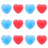 12 Packs Diamond-Paint-Art Wax Storage Box Diamond-Paint-Art Wax Storage Container Case Painting Glue Clay Organizer with 36 Pieces Heart Shaped Glue Clay(Red, Blue) view 1