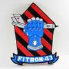 Squadron Nostalgia LLC VF-43 Challengers Plaque, 14" Mahogany view 1