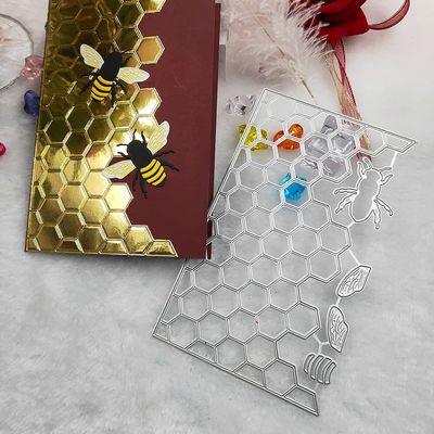 Honeybee Hive Metal Die Cuts,Cutting Dies for Card Making Clearance,Embossing Dies for Scrapbooking, DIY Album Paper Cards Art Craft Decoration