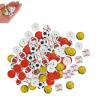 100Pcs Wooden Buttons Round, Random Ball Sports Painting Sewing Football Baseball Soccer Volleyball Tennis Flatback Buttons for Knitting Scrapbooking DIY Embellishment view 1