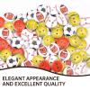 100Pcs Wooden Buttons Round, Random Ball Sports Painting Sewing Football Baseball Soccer Volleyball Tennis Flatback Buttons for Knitting Scrapbooking DIY Embellishment view 2