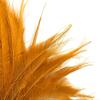 5 Pieces - Golden Yellow Bleached & Dyed Peacock Swords Cut Feathers Halloween Costume Fly Tying Craft Supply | Moonlight Feather view 2