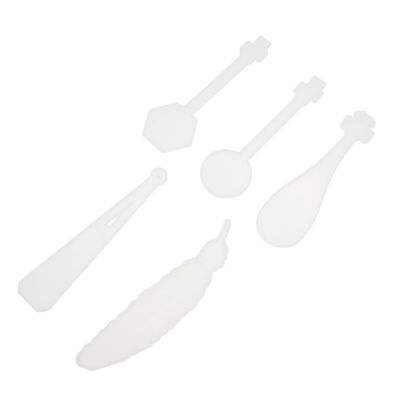 5pcs Creative Silicone Bookmark Mold for Crafting Retro and Modern Designs for Unique Bookmarks Keychains and Pendants Easy to Use Epoxy