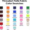 Threadart Premium Soft Tulle Bolt - 54" by 20 Yards (60 ft) Fabric - For Wedding, Parties, Costumes, and Decoration - Mint view 3