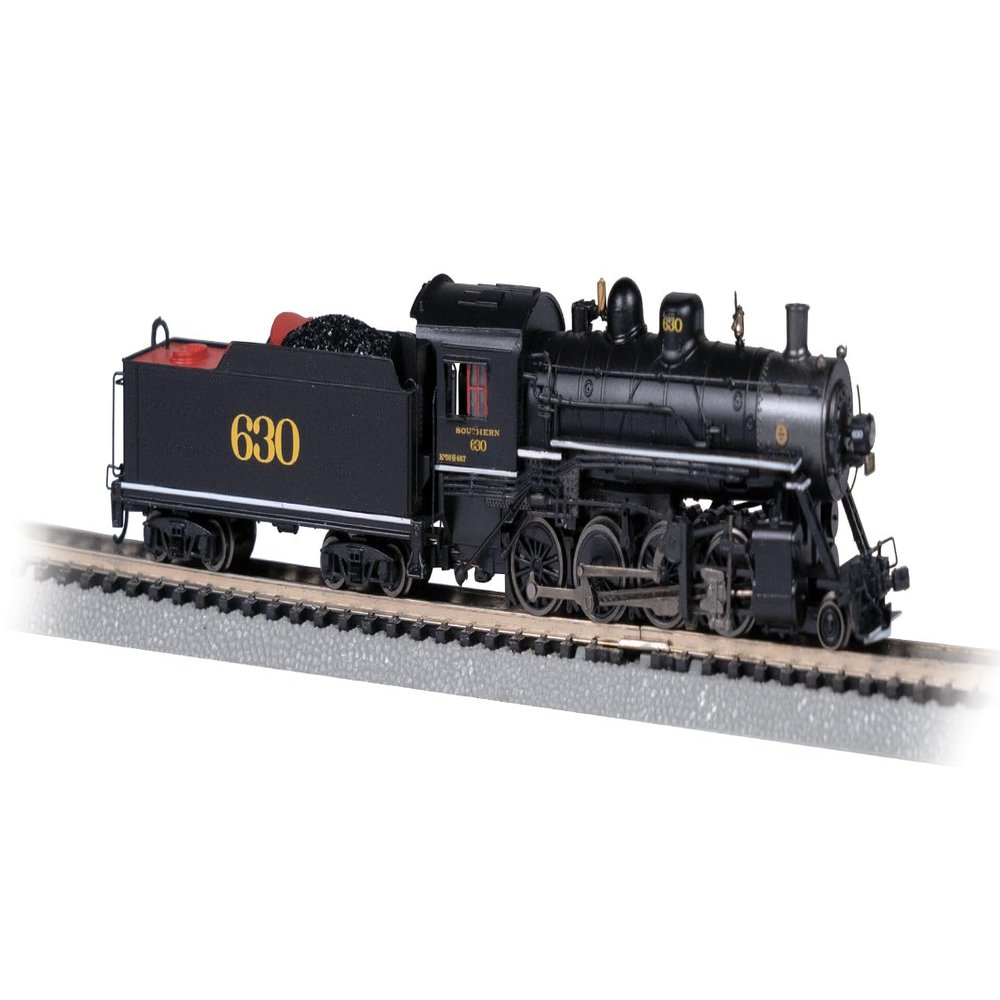 Bachmann Trains - Baldwin 2-8-0 Consolidation ECONAMI DCC Sound Value Equipped Locomotive - Southern #630 - N Scale