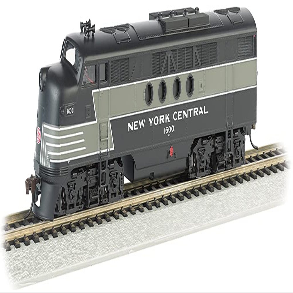 Bachmann Trains - FT - DCC WOWSOUND Sound Value-Equipped Locomotive - New York Central (Lightning Stripe) - HO Scale, Prototypical Black & Gray, (68912)