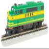 Bachmann Trains - FT - DCC WOWSOUND Sound Value-Equipped Locomotive - Western Pacific (Green & Yellow) - HO Scale,68915 view 1