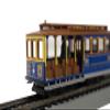 Bachmann Trains - Cable CAR with Grip Man - Blue & TAN #16 - HO Scale view 2