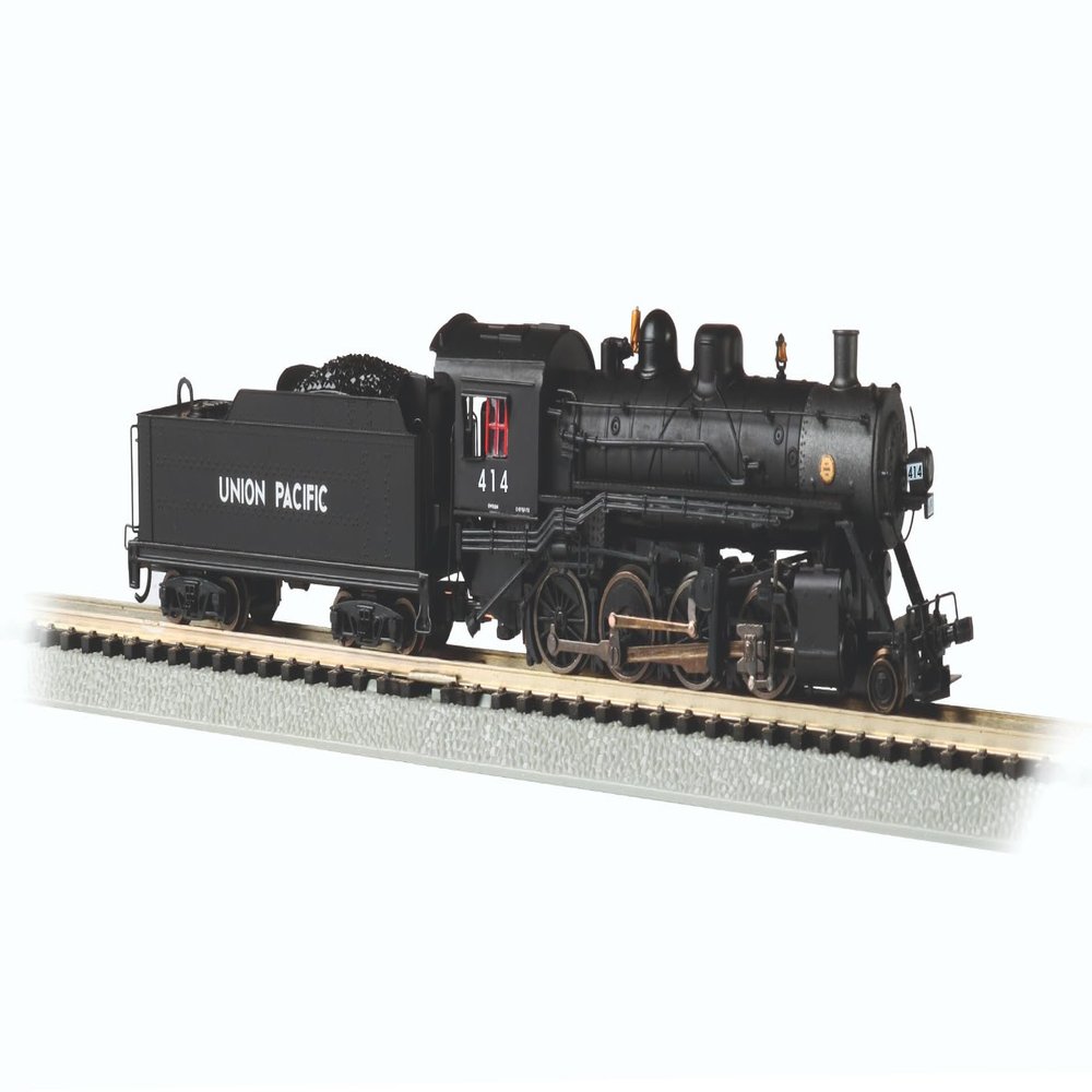 Bachmann Trains - Baldwin 2-8-0 Consolidation ECONAMI DCC Sound Value Equipped Locomotive - Union Pacific #414 - N Scale