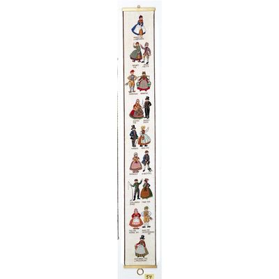Eva Rosenstand Counted Cross Stitch kit National II, 16x134cm, DIY