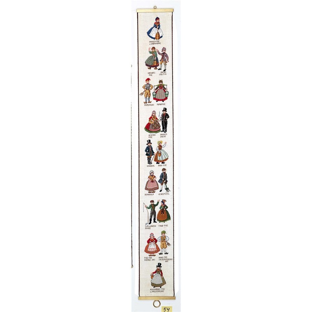 Eva Rosenstand Counted Cross Stitch kit National II, 16x134cm, DIY