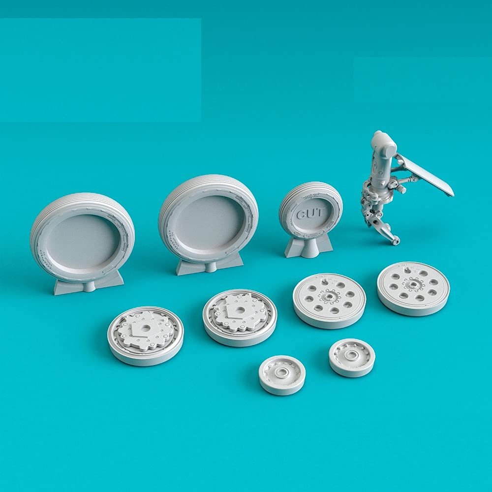 Reskit RS72-0301 - 1/72 EE Lightning Wheels Set Early Type for Scale Model kit