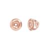 10k Solid Rose Gold Replacement Pair Earring Screw Back Backings Only Double Pair Set view 4