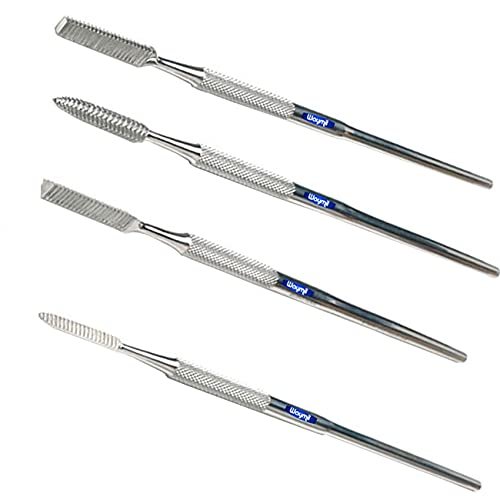 H. Quality Wax Carving File Set 4 Pc Wax Working Tools, Jewelry Making